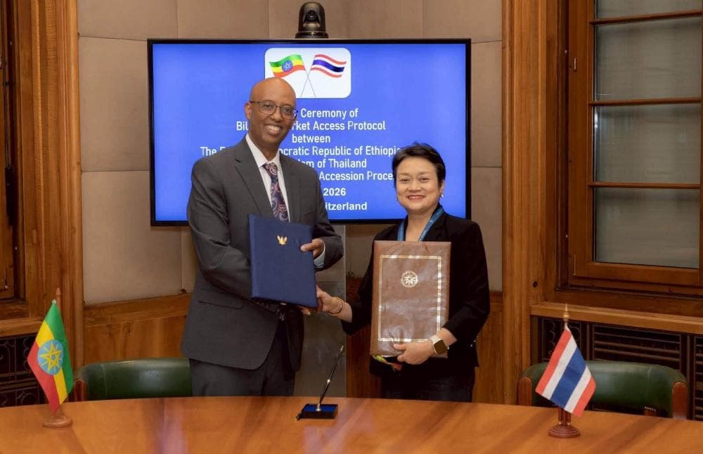 Ethiopia and Thailand Sign Bilateral Market Access Protocol for WTO Accession